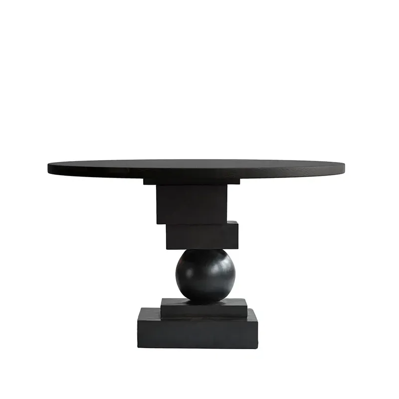 Artist Matbord Ø120 - Coffee Black Oak Billig